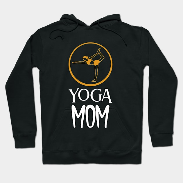 Yoga Mom Yoga Pose Design Hoodie by New East 